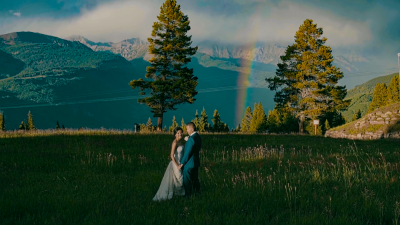 Sarah + John Rainbow Field