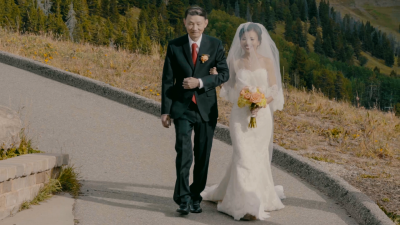 Sarah Walking Down the Aisle